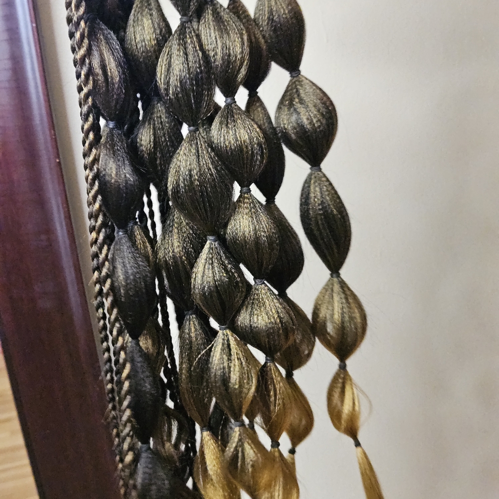 Handmade Braided Hair Extension in Brown and Blonde - Picture 4 of 13